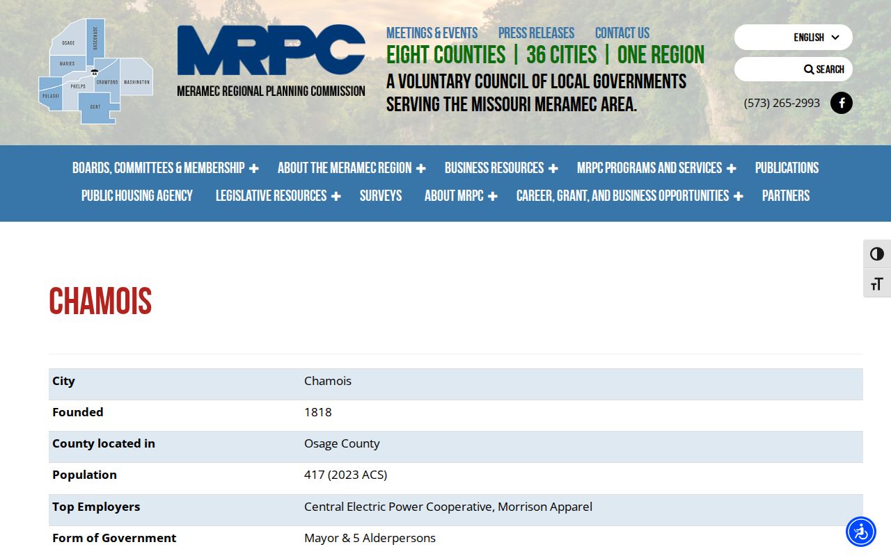 Chamois court records context from the public Chamois city hall profile