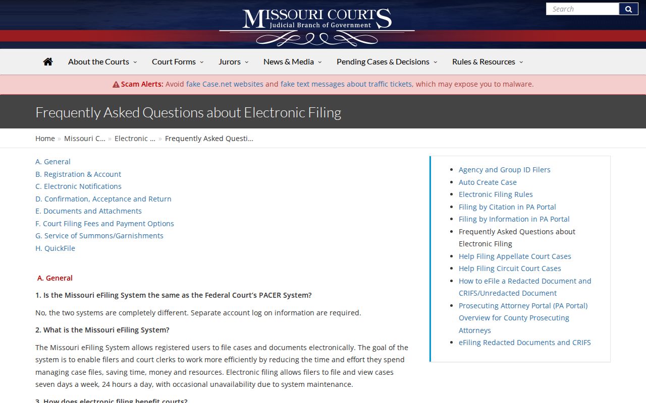 Osage County criminal court docket electronic-file access guidance