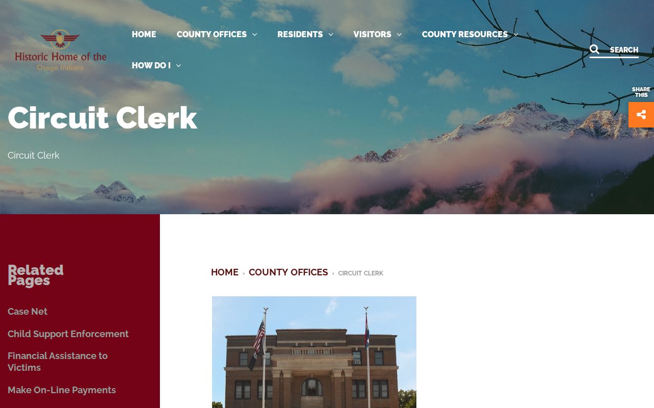 Osage County court docket access at the Circuit Clerk office